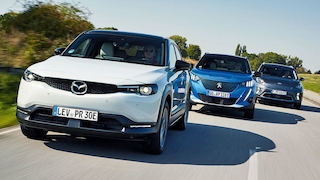 Kia e-Niro Mazda MX-30 Peugeot e-2008