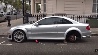 Mercedes CLK 63 AMG Black Series: Felgen, Diebstahl