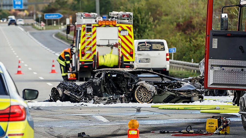 Unfall auf Autobahn A66 Unfall auf Autobahn A66