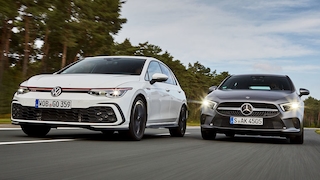 Mercedes A-Klasse VW Golf GTI