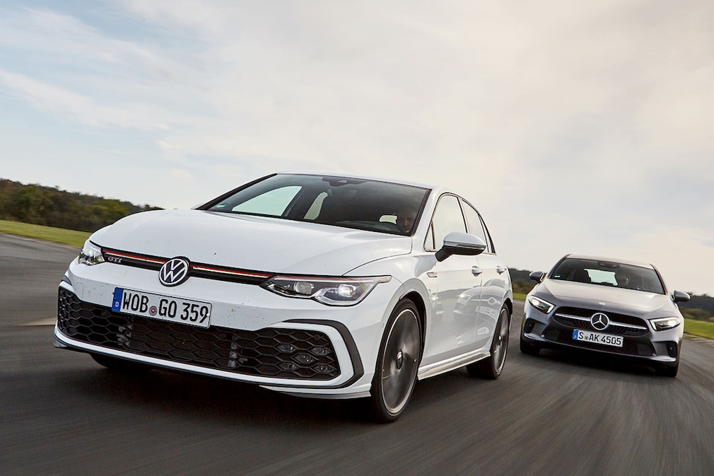 Mercedes A-Klasse VW Golf GTI