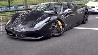 Unfall: Ferrari 458 Spider, 812 Superfast. BMW M6