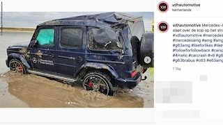 Mercedes-AMG G 63 (2020): Crash, Überschlag, Video