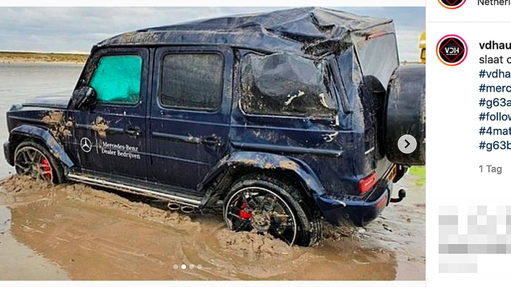 Mercedes-AMG G 63 überschlägt sich mehrfach