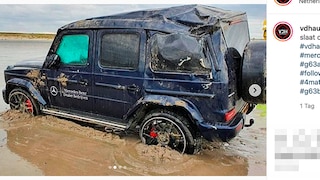 Mercedes-AMG G 63 überschlägt sich mehrfach