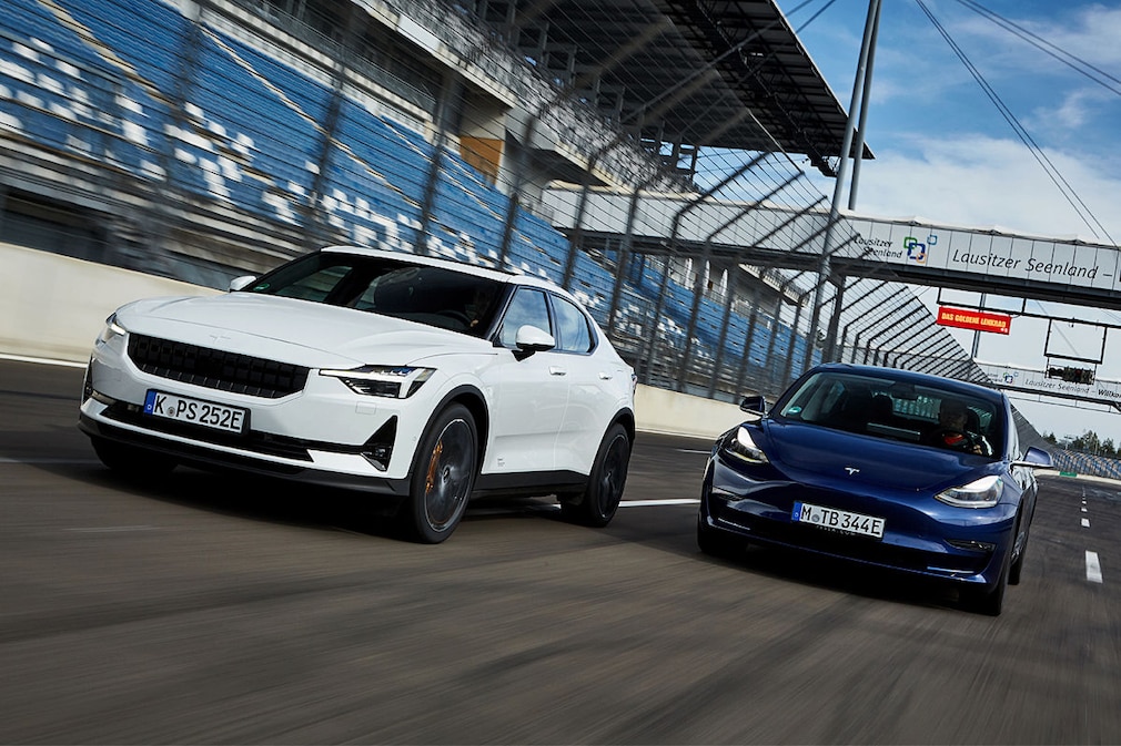 Polestar 2 Tesla Model 3