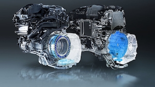 Mercedes E-Klasse mit M254 Vierzylinder Benzinmotor und OM 654 M Vierzylinder Dieselmotor !! 16:9 !!