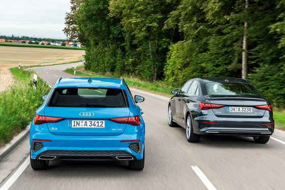 Audi A3 Sportback Audi A3 Limousine