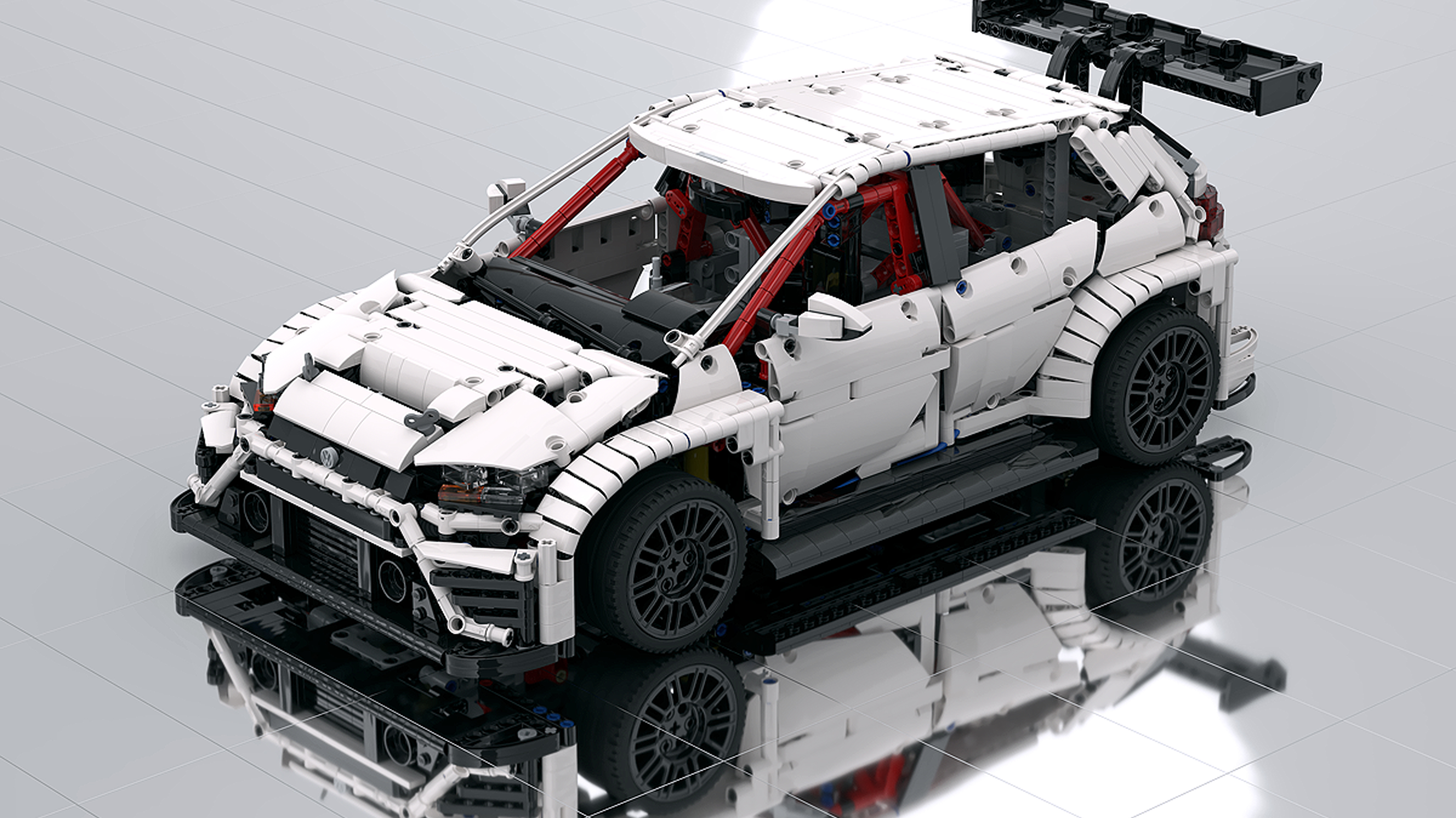 Lego-Bastler baut VW GTI TCR mit funktionierendem DSG - AUTO BILD