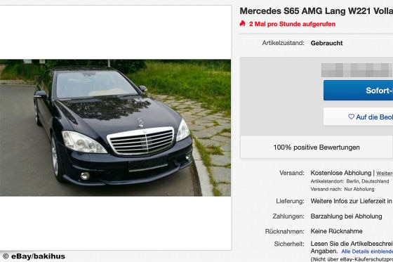 Mercedes S65 AMG Lang W221