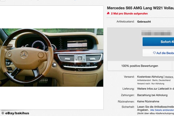 Mercedes S65 AMG Lang W221