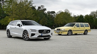 Volvo 850 T5-R Kombi trifft Volvo V60 T8 AWD Polestar