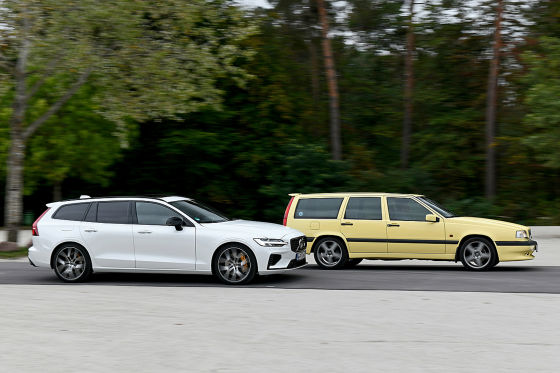 Volvo 850 T5-R Volvo V60 T8 - Zwei Sportler von Volvo im Vergleich