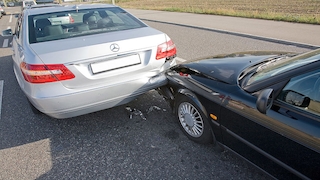 Auffahrunfall auf der Straße - Unfall