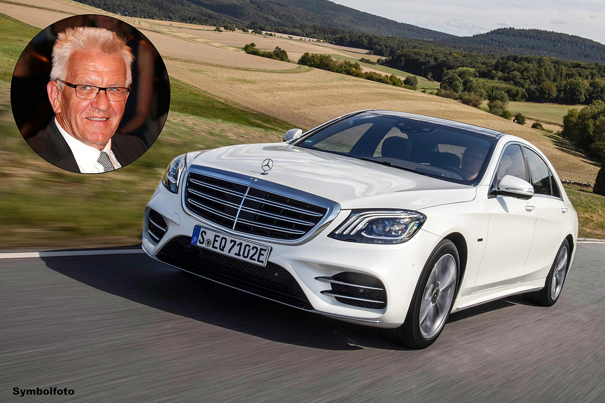 Politiker und ihre Dienstwagen - Mercedes S 560 Wilfried Kretschmann