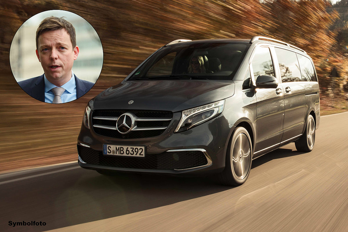 Politiker und ihre Dienstwagen - Mercedes V-Klasse Tobias Hans