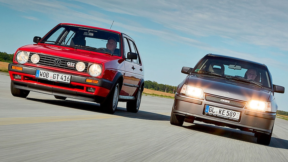 Golf 2 GTI oder Kadett GSi - Zwei Kompakt-Klassiker im Vergleich