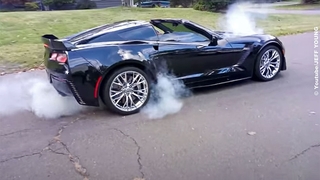Chevrolet Corvette C7 Burnout !! 16:9 !!