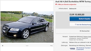 Audi A8 4.2tdi Dunkelblau MTM Tuning !! 16:9 !!