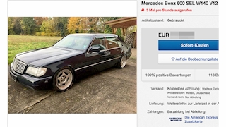 Mercedes Benz 600 SEL W140 V12 Motor