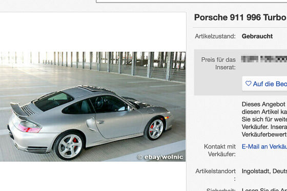 Porsche 911 996 Turbo