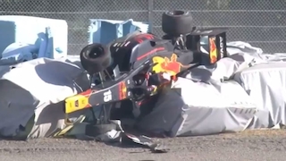 Super Formula: Crash, Suzuka, Überschlag