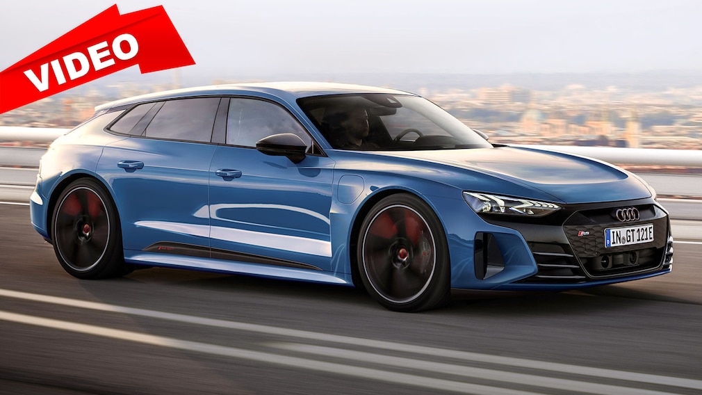 So könnte der e-tron GT mit Steilheck aussehen
