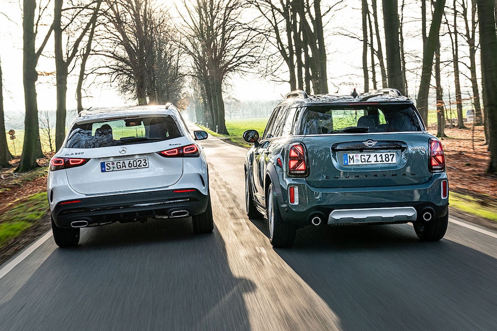 Mini Cooper S All4 Countryman   Mercedes GLA 250 4Matic