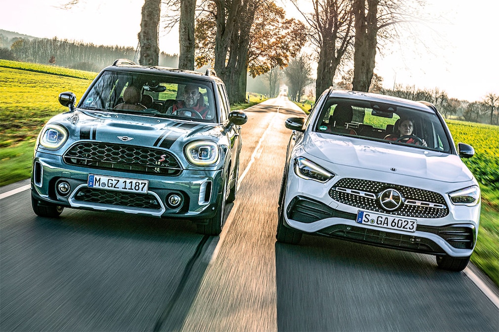 Mini Cooper S All4 Countryman   Mercedes GLA 250 4Matic