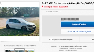 VW Golf 7 GTI Performance