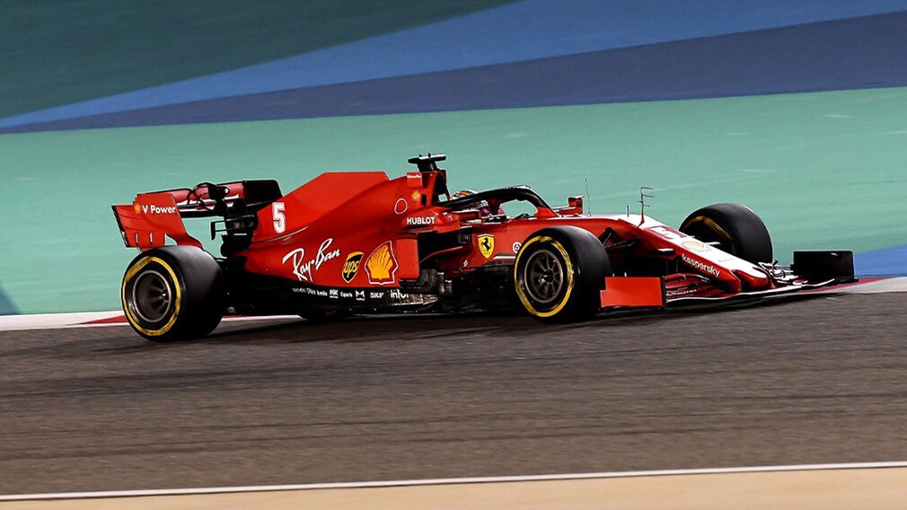 Vettel im Ferrari 2020