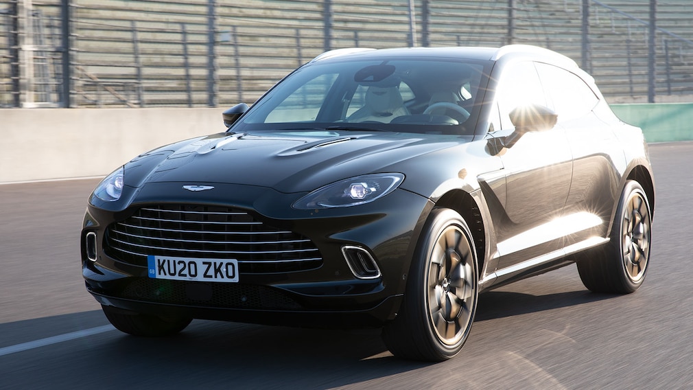 Was liefert das SUV von Aston Martin auf der Rennstrecke?