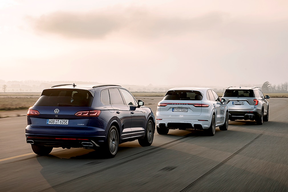 VT Ford Explorer Plug-In-Hybrid Porsche Cayenne E-Hybrid VW Touareg R