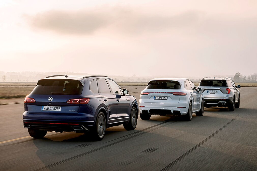 VT Ford Explorer Plug-In-Hybrid Porsche Cayenne E-Hybrid VW Touareg R
