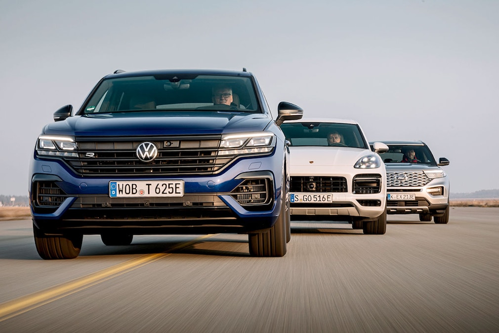 VT Ford Explorer Plug-In-Hybrid Porsche Cayenne E-Hybrid VW Touareg R