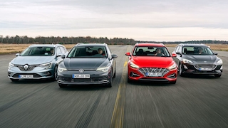 VW Golf Variant   Ford Focus    Hyundai i30    Renault Mégane