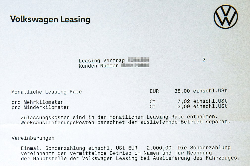 VW E-Up - VW Leasing
