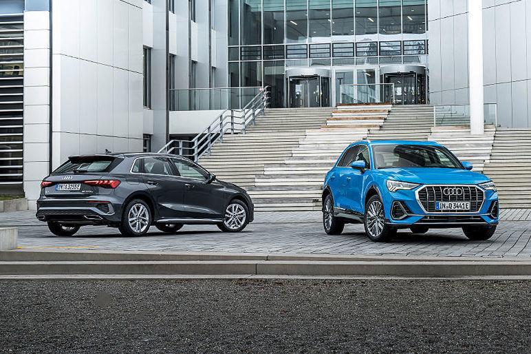 Audi Q3 45 TFSI e Audi A3 Sportback 45 TFSI e. AUDI Q8 60 TFSI e