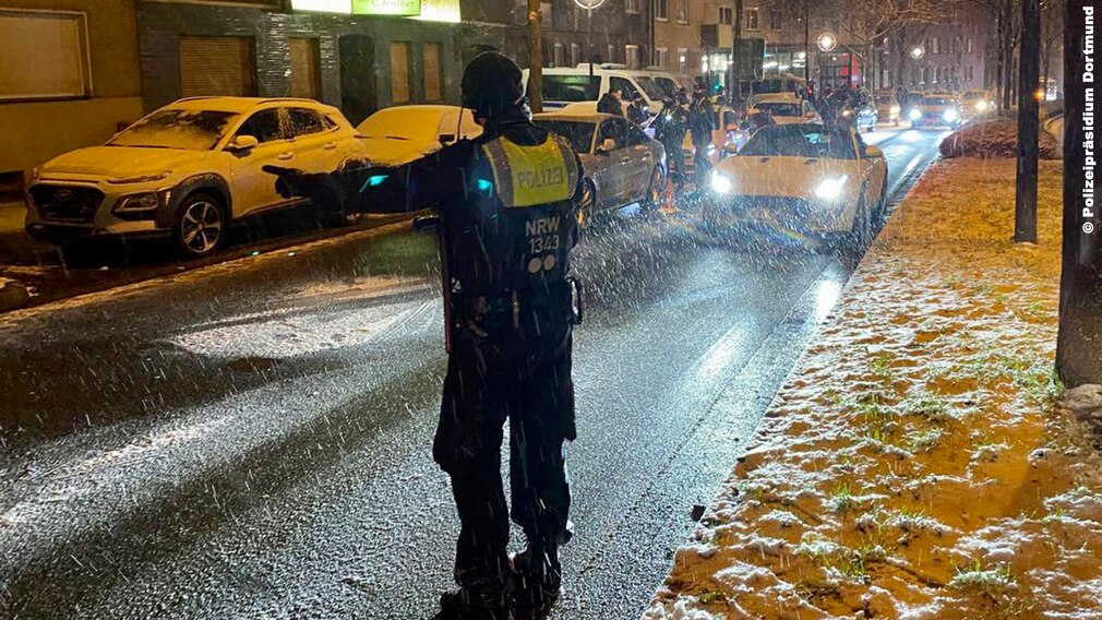 Polizei Kontrolleinsatz in Dortmund