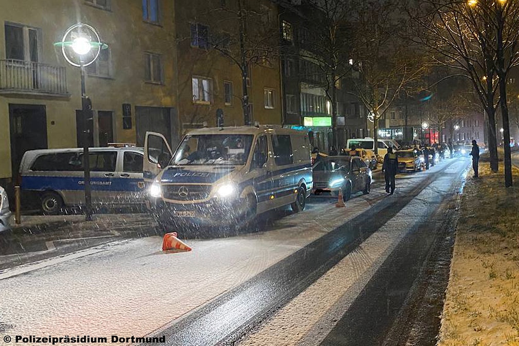 Polizei Kontrolleinsatz in Dortmund