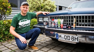 Chrompolituren Chevrolet Caprice Classic Station Wagon 5.0 Nevr Dull LIQUI MOLY RS 1000 Sonax DR. Wack Nigrin Meguiar’s Swissvax Autosol