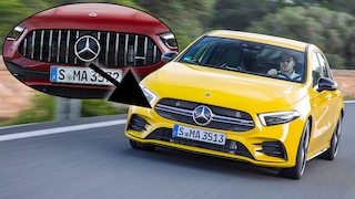 Mercedes AMG A-Klasse A35  Panamericana Grill Montage 