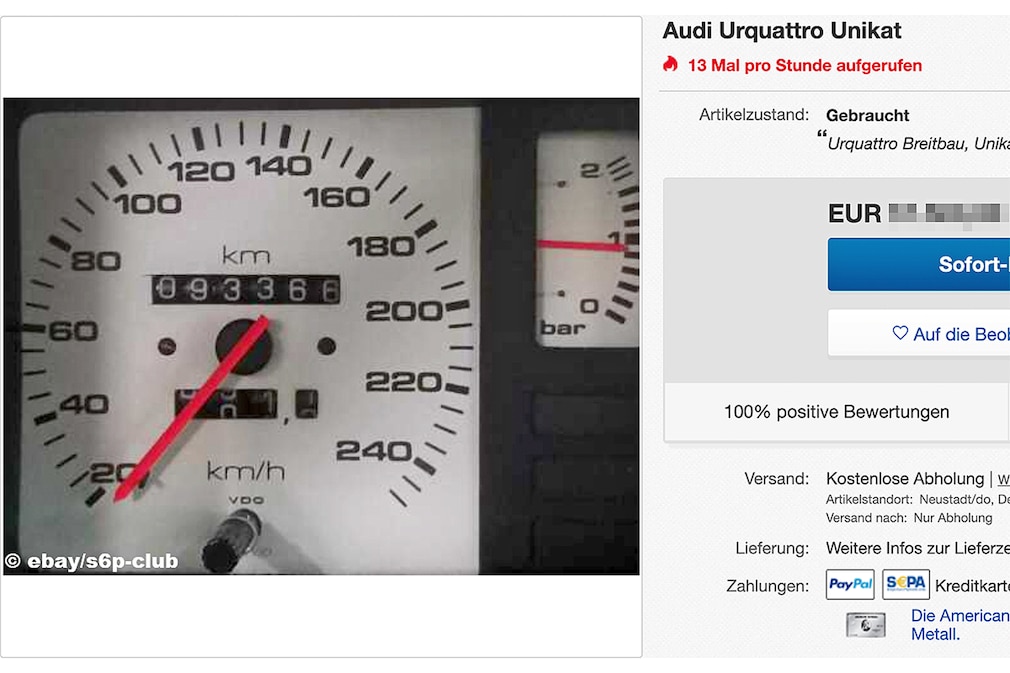 Audi Urquattro Unikat