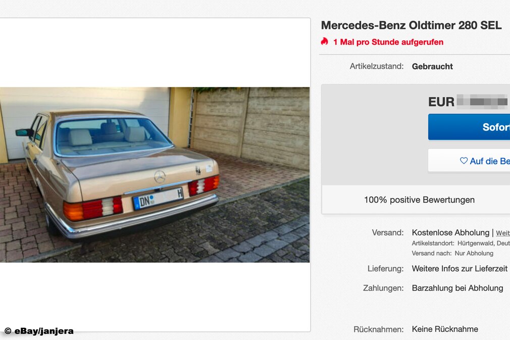 Mercedes-Benz Oldtimer 280 SEL