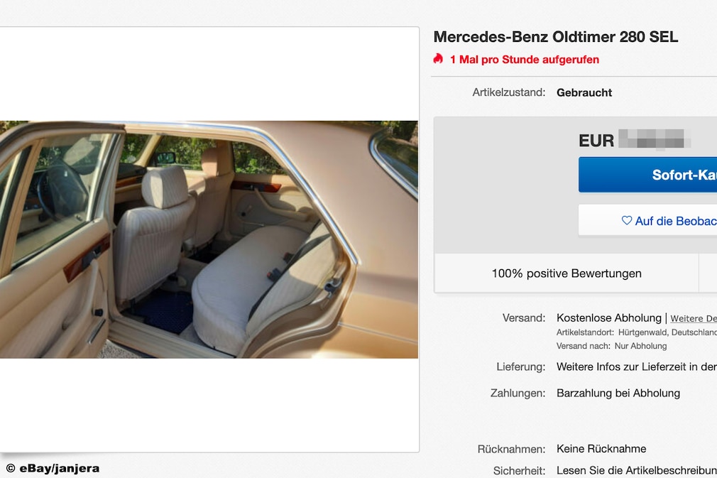 Mercedes-Benz Oldtimer 280 SEL