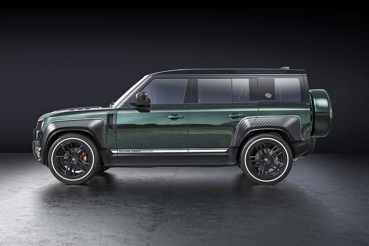 Carlex Design Land Rover Defender Racing Green Edition
