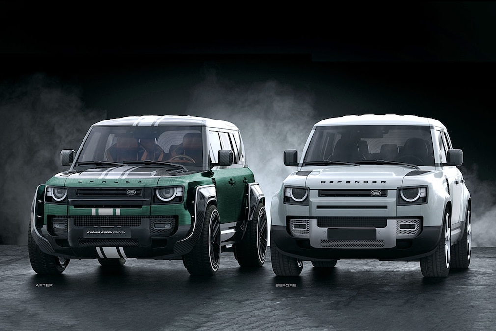 Carlex Design Land Rover Defender Racing Green Edition