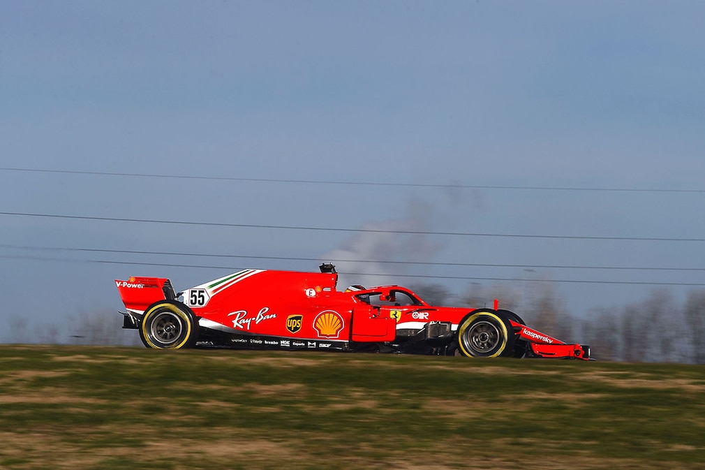 Sainz: Erste Ausfahrt im Ferrari, Kampfansage an Leclerc