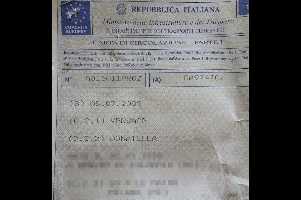 Mercedes SL 500 von Donatella Versace