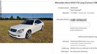 Mercedes-Benz S600 V12 Lang Carlsson CM60S Einzelstück